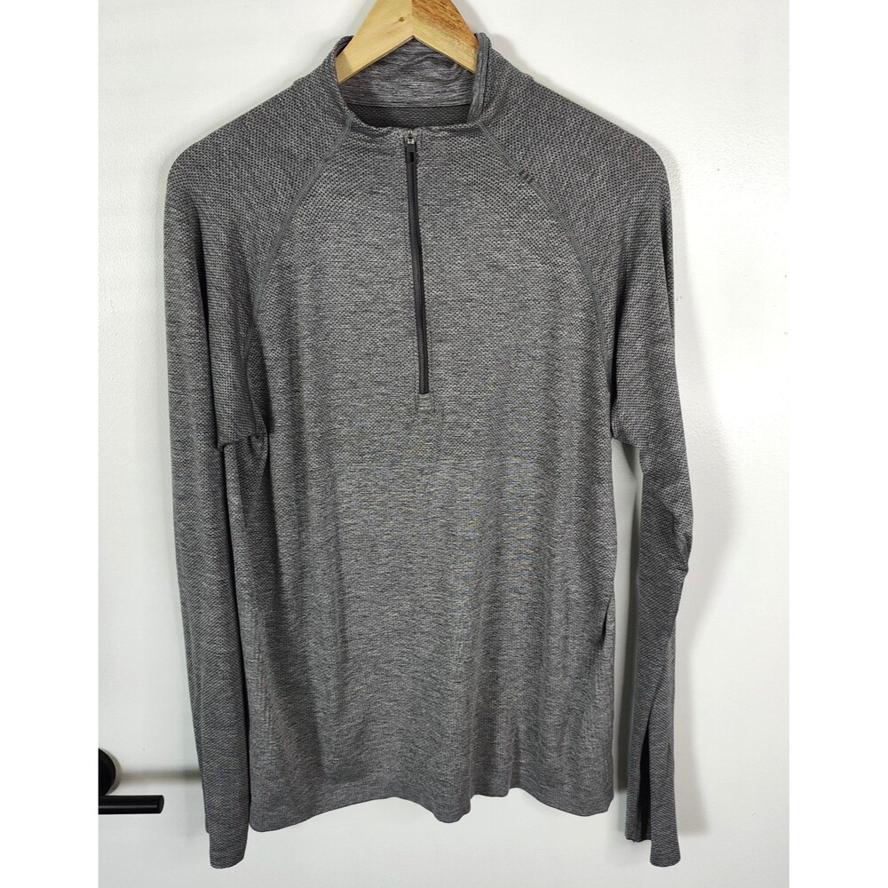 Lululemon Pullover Mens Large Quarter Zip Long Sleeve Athletic Running